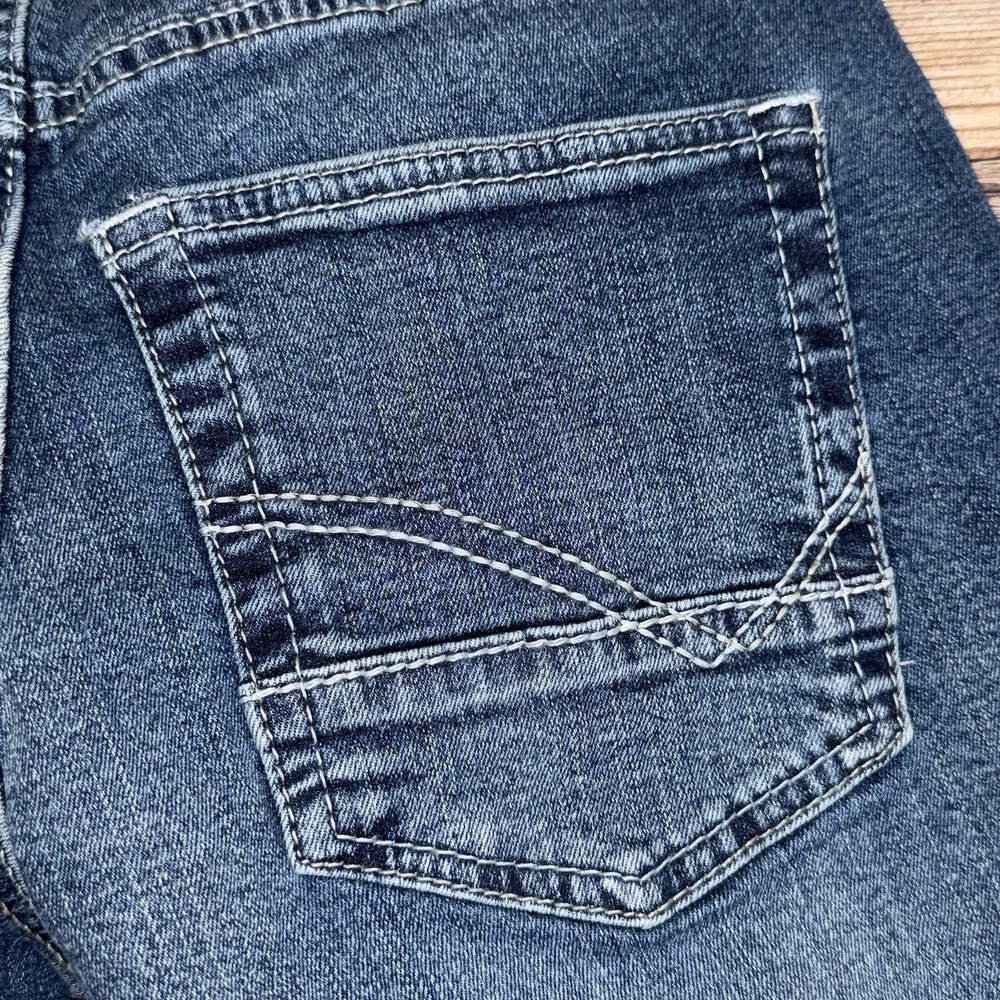 Buckle Reclaim Regular Bootleg Mens Jeans Size 26 Short Thick Stitch Western - Picture 6 of 8